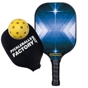Pickleball Factory PB00046-8-G Pickleballtournament Paddle - Stars Pickleball Tennis, Tennis Warehouse Pickleball Pickle Tennis Court, Glassfiber Graphite