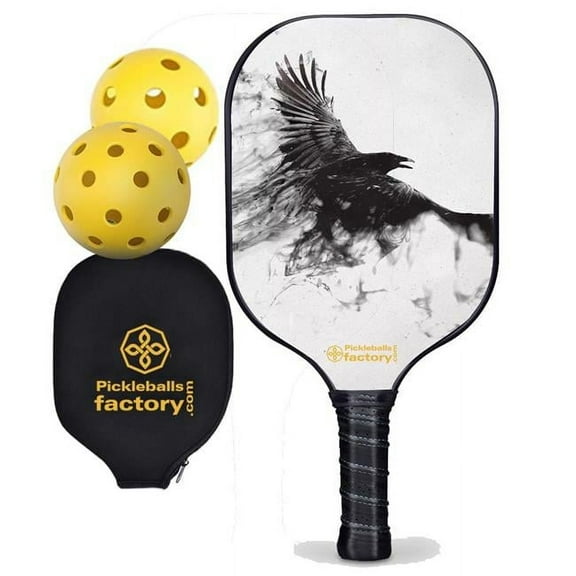 Pickleball Factory PB0005-10-G Custom Pickleball Paddle - Mirs Personalized Pickleball Paddle - Quiet Pickleball Paddles, Glassfiber Graphite