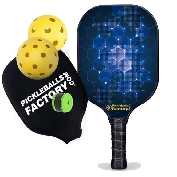 Pickleball Factory PB00052-11-G Pickleball Equipment Paddle - Net Best Pickleball Paddle for Women, Pink Pickleball Racket, Glassfiber Graphite
