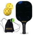 thumbnail image 1 of Pickleball Factory PB00060-12-G Custom Pickleball Paddle - Mirs Personalized Pickleball Paddle, Quiet Pickleball Paddles, Glassfiber Graphite, 1 of 1