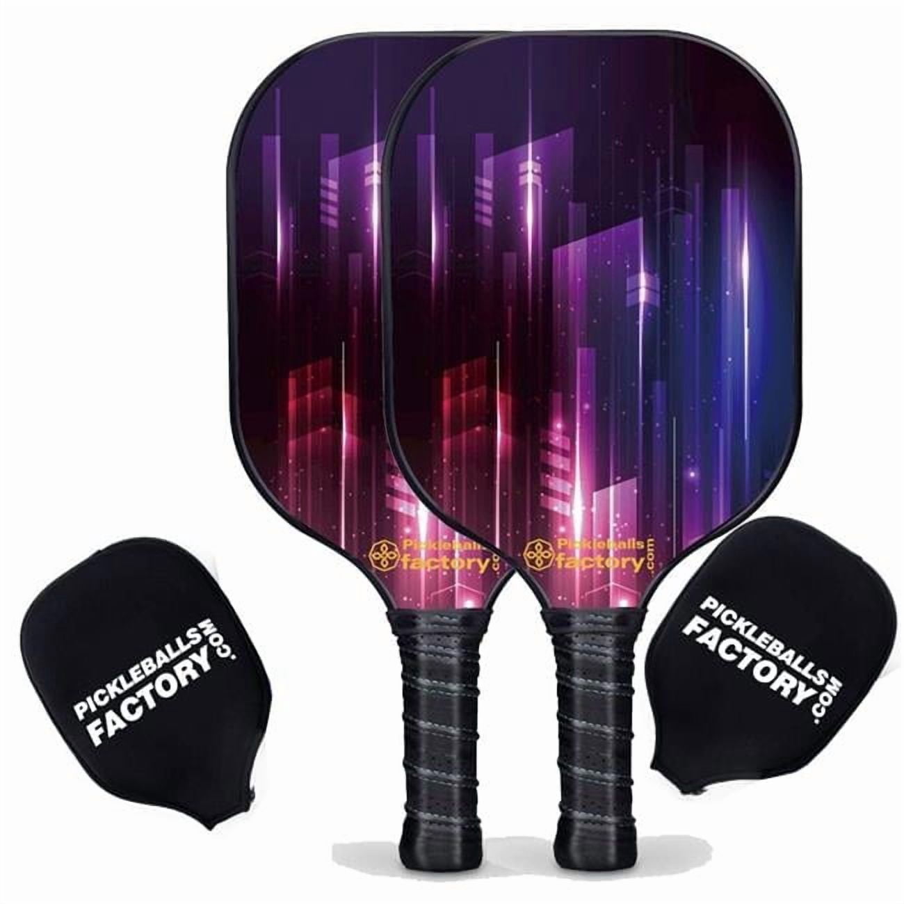 Pickleball Factory PB0007-5-G Best Pickleball Set - Fantasy Pickleball Paddles for Sale, Pickleball Game Set, Glassfiber Graphite