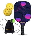 thumbnail image 1 of Pickleball Factory PB0008-12-C Pickleball Equipment Paddles - Wave Point Sport Court Pickleball, Cheap Pickleball Paddles Pickleball Balls for Sale, Carbonfiber Graphite, 1 of 1