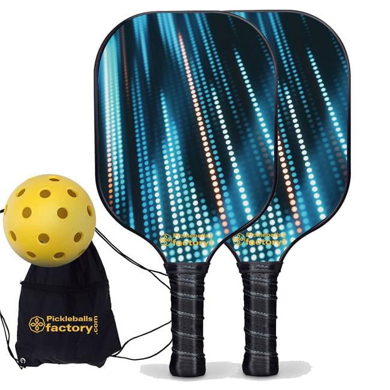 Pickleball Factory Pickleball Paddle Set Neon Light Pro Pickleball