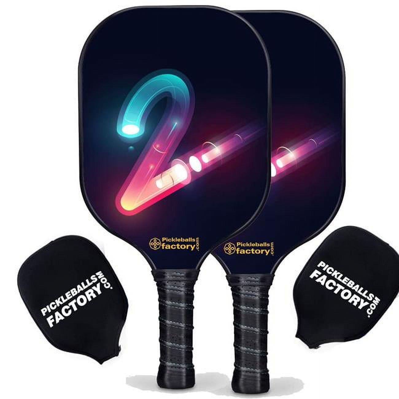 Pickleball Factory Pickleball Paddle Set Tow Pro Pickleball Paddle
