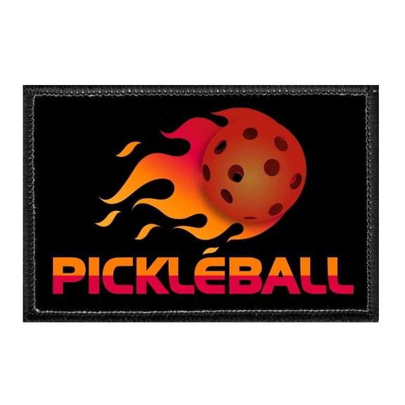 Pickleball - Fire - Removable Patch