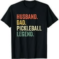 thumbnail image 1 of Pickleball Funny Husband Dad Legend Vintage Father's Day T-Shirt, 1 of 4