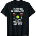 thumbnail image 1 of Pickleball Funny T-Shirt - Wine, 1 of 4