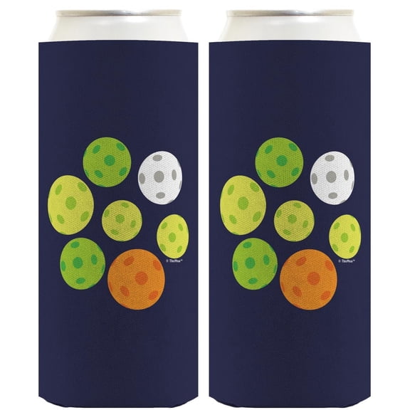 Pickleball Gift For Women Pickleball Collection 1 2-Pack Ultra Slim Can Thermocoolers