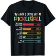 thumbnail image 1 of Pickleball Graphic T-Shirt Funny Quote Humor Soft Crewneck For Men Women, 1 of 6