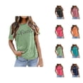 thumbnail image 1 of Pickleball Graphic Tees for Women 2026 Summer Casual Short Sleeve Crewneck T Shirts for Pickleball Lover, 1 of 4