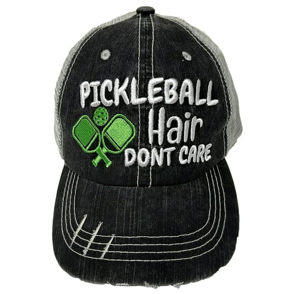 Pickleball Hair Don't Care Women's Baseball Hat