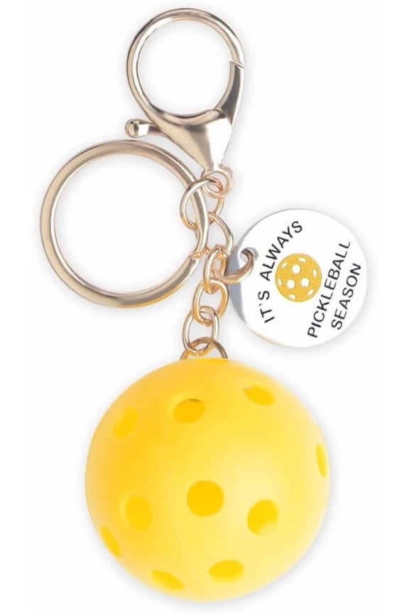 Pickleball Keychain Gifts for Women Men Sports Accessories for Backpack Pickleball Bags Charms for Girls Boys