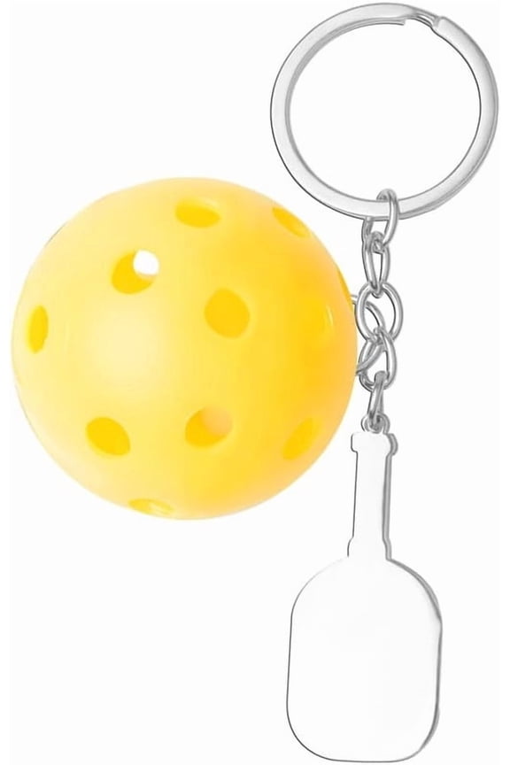 Pickleball Keychain for Backpack Sports Bag Pickleball Bag Accessories for Women Men Pickleball Team Players