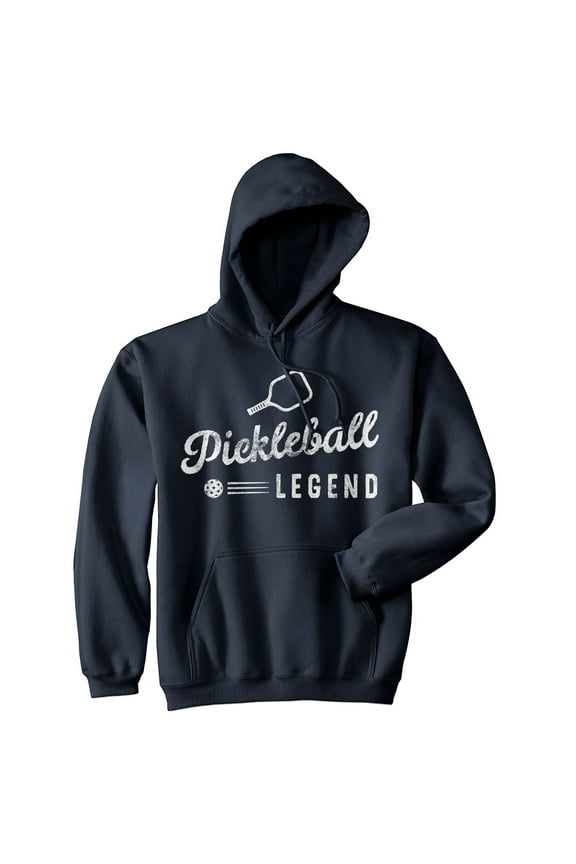Pickleball Legend Unisex Hoodie Funny Pickle Ball Super Star Hooded Sweatshirt