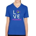 thumbnail image 1 of Pickleball Love Ladies Performance T-Shirt, 1 of 2