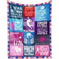 thumbnail image 1 of Pickleball Lover''s Throw Blanket - Funny Gift for Women & Girls, Ideal Birthday, Mother''s Day, Christmas or Valentine''s Present - 50" x 60" Size, 1 of 6