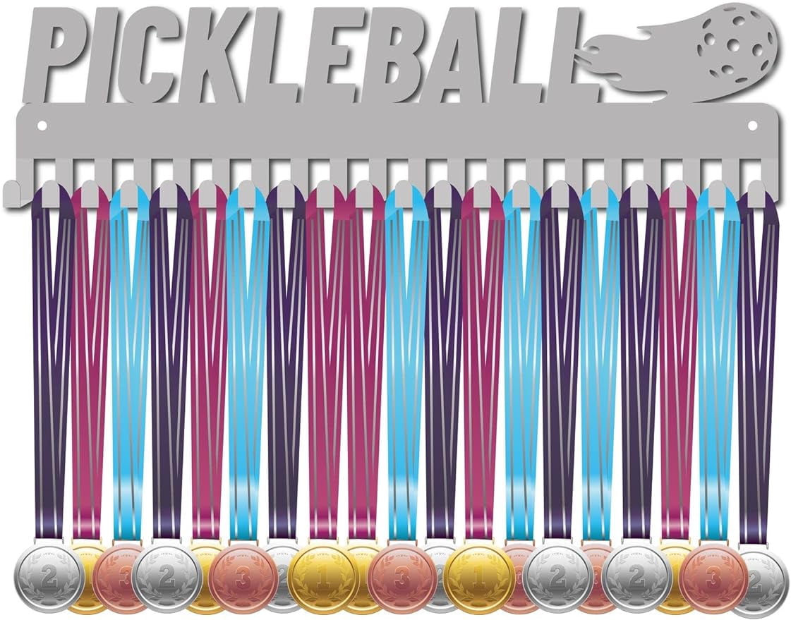 Personalized Steel Medal Hanger | 20 Inches Wide, Custom Text & Images | For Sports, Dance, Running, Gymnastics | Powder-Coated