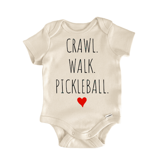 Pickleball Newborn Baby Bodysuit