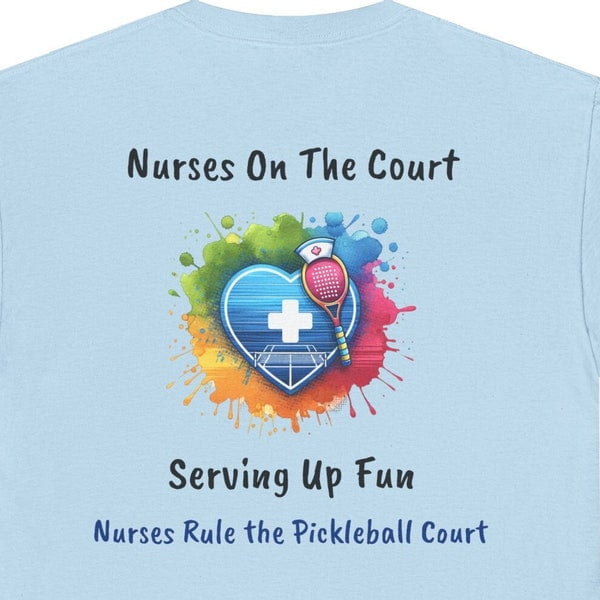 Pickleball Nurse Squad Shirt Fun Gift for Nurses Saving Lives on the