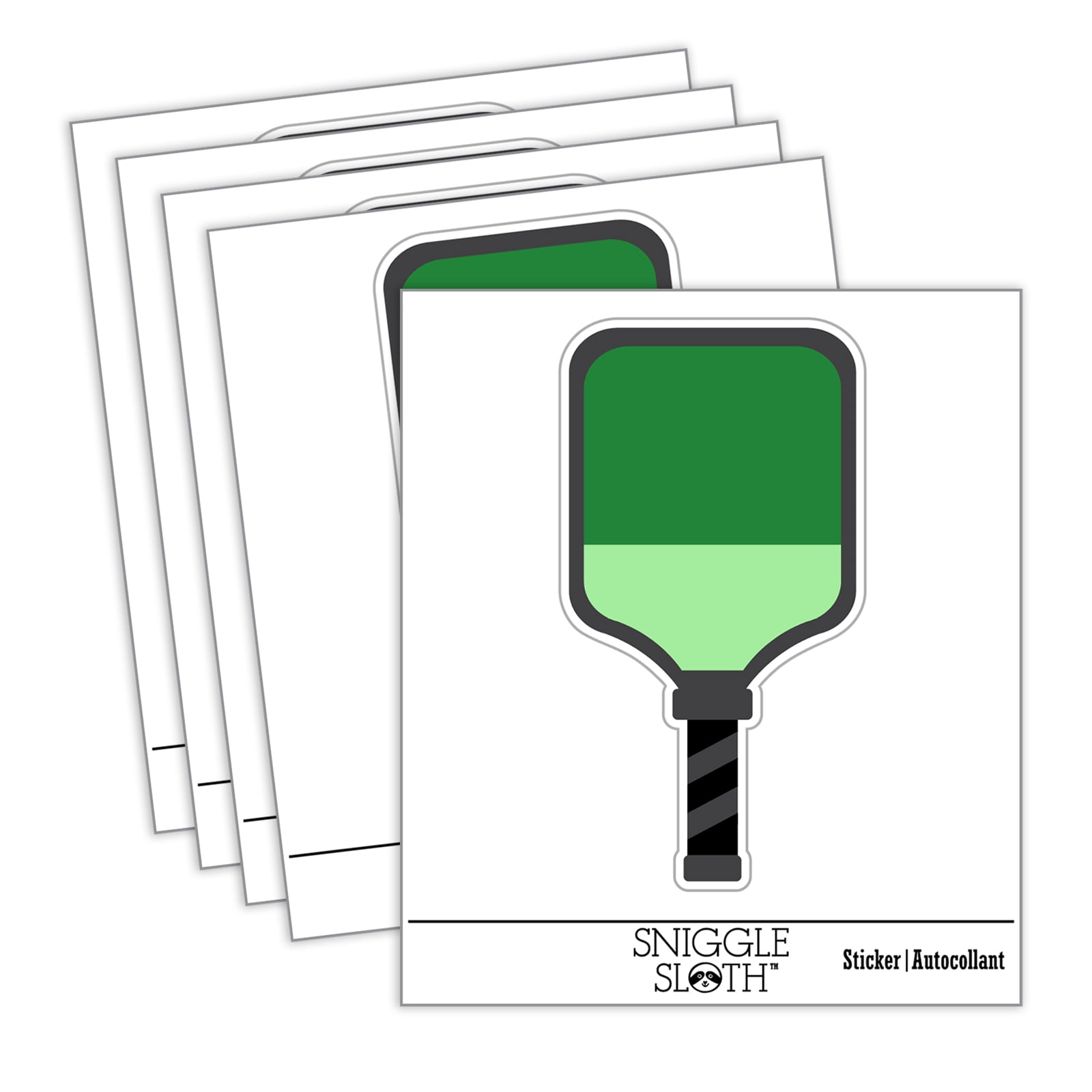 Pickleball Paddle Car Window Bumper Water Bottle Phone Tablet Laptop ...