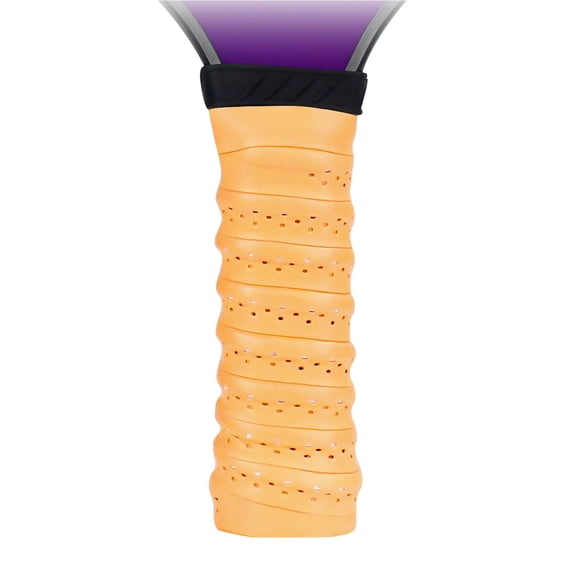 Pickleball Paddle Grip Tape Breathable Anti-slip Shock-absorbing Soft Pickleball Racket Racquet Overgrip Wrap Pickleball Accessories -Orange