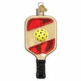 thumbnail image 1 of Old World Christmas Blown Glass Christmas Ornament, Pickleball Paddle, 1 of 5