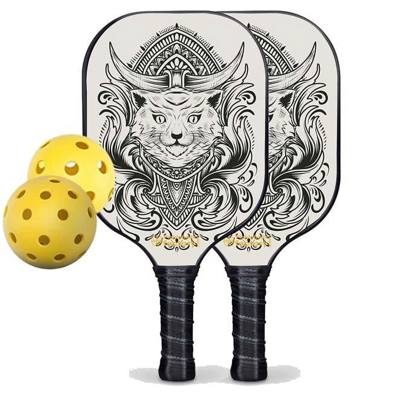 Pickleball Rackets Ed Pickleball Paddle Set - Egyptian Cat Level Up Pickleball Rackets ...