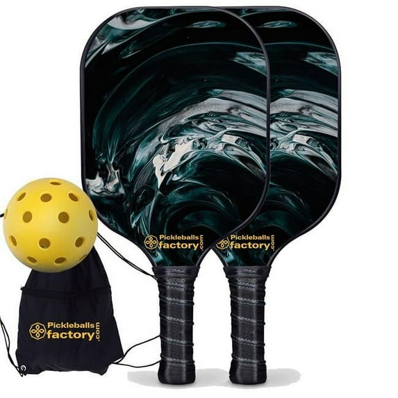 Pickleball Paddle Set - Silk Satin Pickleballtournament Paddle, Glassfiber Graphite