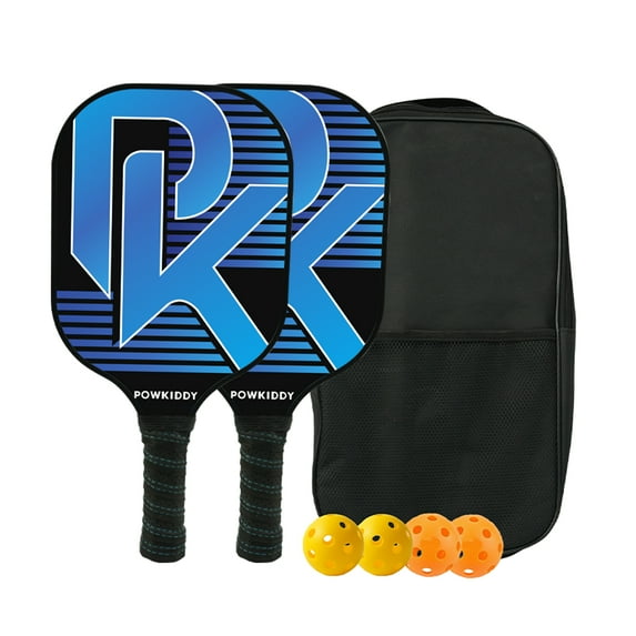 Pickleball Paddles,Fiberglass Surface Pickleball Set with Pickleball Rackets, for Men Women,Compliant with USAPA Certification Standards! Includes 2 rackets, 4 balls, and 1 portable bag.