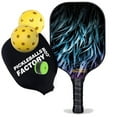thumbnail image 1 of Pickleball Paddles - Leaves Professional Pickleball Paddle, Backyard Pickleball Top Pickleball Paddles 2022, Carbonfiber Graphite, 1 of 1