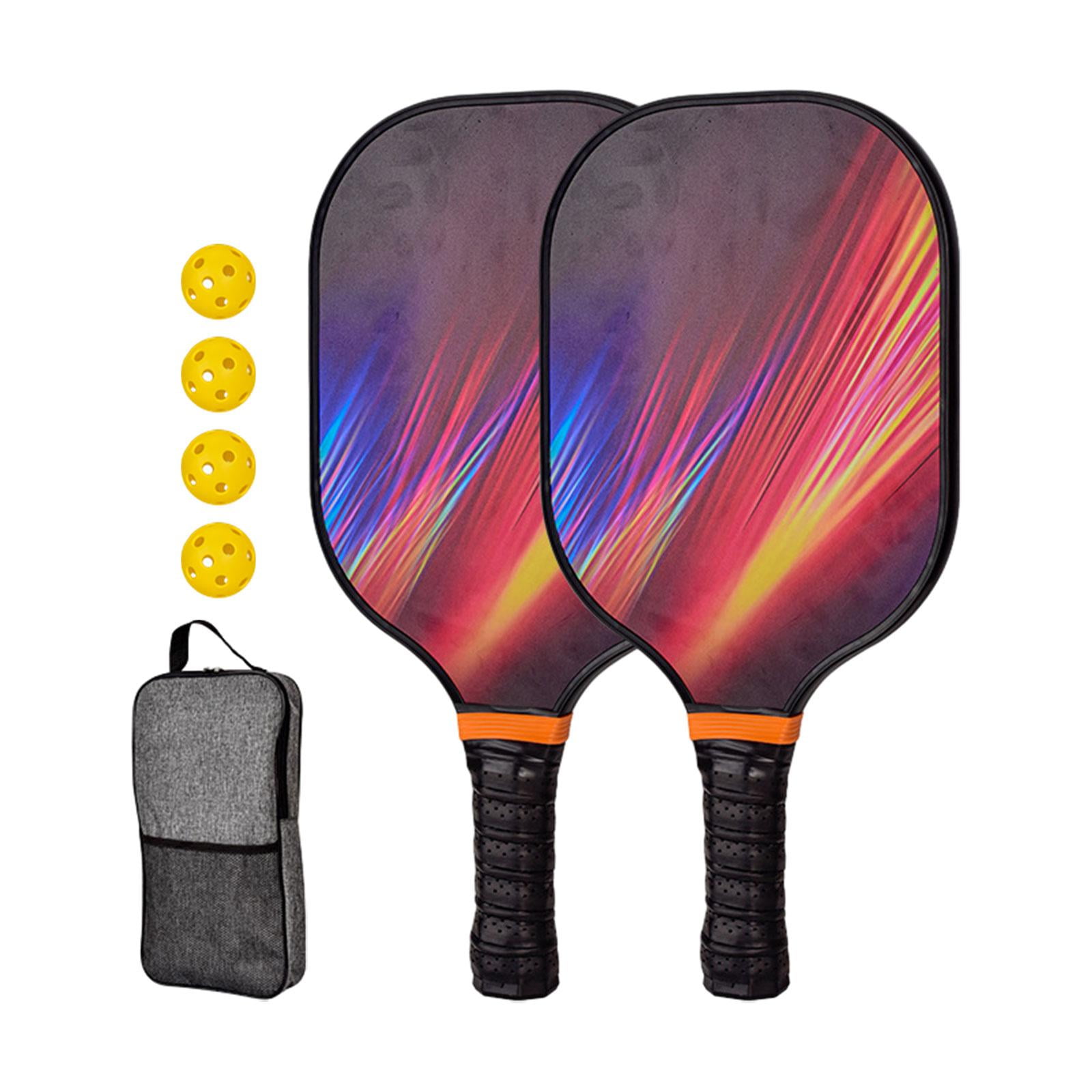 Pickleball Paddles Pickleball Rackets Includes 2 Rackets 4 Balls