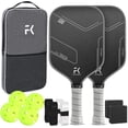 thumbnail image 1 of Pickleball Paddles Set of 2 T700 & 16mm Carbon Fiber Pickleball Paddles with CMS Matte Surface Lightweight Honeycomb Core & Durable Edge Guard Protector & Comfortable Grip, 1 of 7