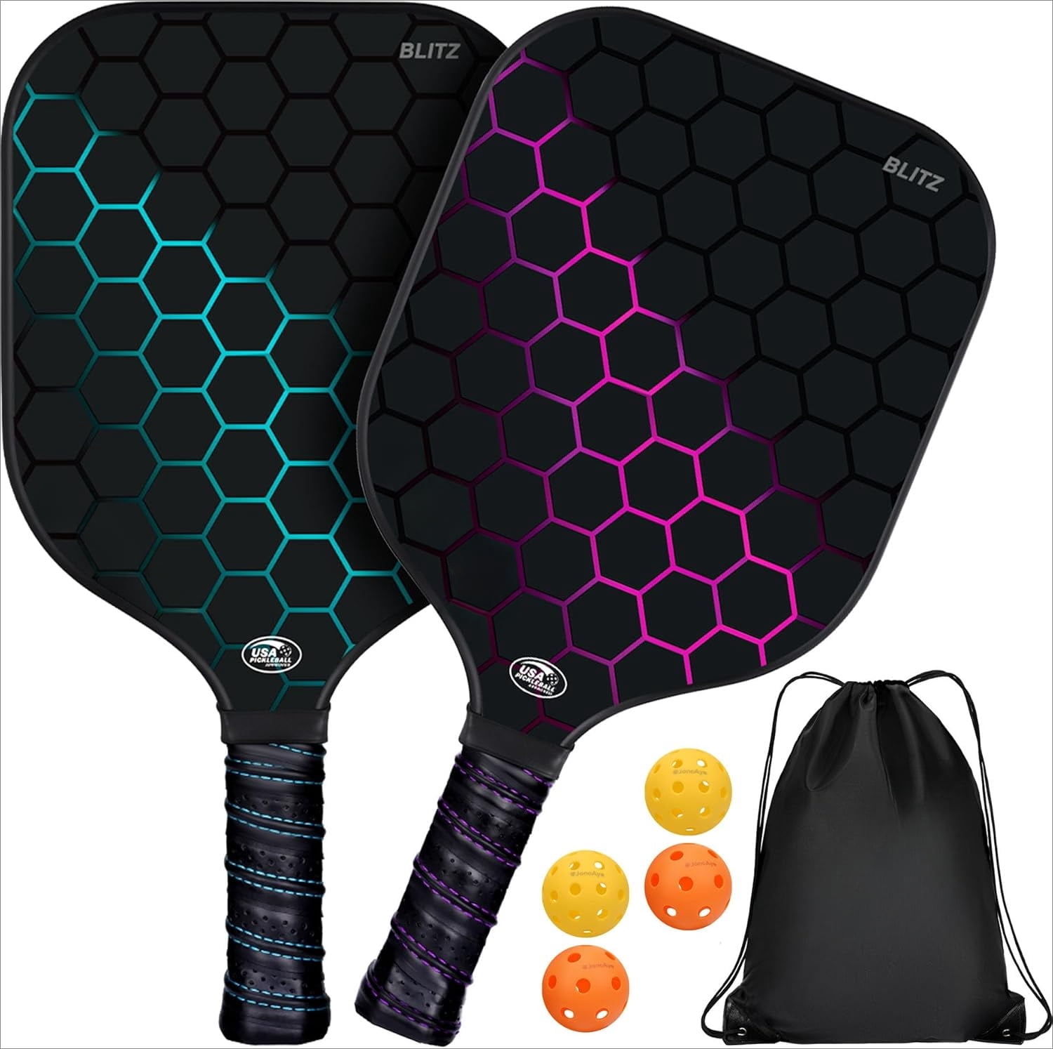 Transform Pickle Racket Pickleball-Paddles-Set of Rackets by , USAPA Approved Pickle-Ball ...