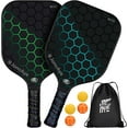thumbnail image 1 of Pickleball-Paddles-Set of 4 or 2 Rackets with Balls and Bag | USAPA Approved Pickle-Ball Equipment with Accessories | Fiberglass/Graphite Pickleball Racquet Set for Men, Women, Kids, Adults, 1 of 8