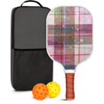 thumbnail image 1 of Pickleball Paddles Set Of 1, Fiberglass Surface, Denim Jean Print, 1 Paddle, 2 Balls & Bag, 1 of 5