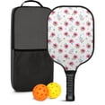 thumbnail image 1 of Pickleball Paddles Set,Pioneer Flower Floral Print Pattern Fiberglass Surface Pickleball Racket Set with 2 Indoor Outdoor Pickleball Balls and Pickleball Bag,Pickle-ball Equipment, 1 of 6