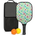 thumbnail image 1 of Pickleball Paddles Set,Pioneer Flower Floral Print Pattern Fiberglass Surface Pickleball Racket Set with 2 Indoor Outdoor Pickleball Balls and Pickleball Bag,Pickle-ball Equipment, 1 of 6