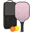 thumbnail image 1 of Pickleball Paddles Set,Pioneer Flower Floral Print Pattern Fiberglass Surface Pickleball Racket Set with 2 Indoor Outdoor Pickleball Balls and Pickleball Bag,Pickle-ball Equipment, 1 of 6