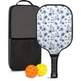 thumbnail image 1 of Pickleball Paddles Set,Pioneer Flower Floral Print Pattern Fiberglass Surface Pickleball Racket Set with 2 Indoor Outdoor Pickleball Balls and Pickleball Bag,Pickle-ball Equipment, 1 of 6