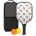 thumbnail image 1 of Pickleball Paddles Set,Pioneer Flower Floral Print Pattern Fiberglass Surface Pickleball Racket Set with 2 Indoor Outdoor Pickleball Balls and Pickleball Bag,Pickle-ball Equipment, 1 of 6