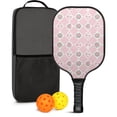 thumbnail image 1 of Pickleball Paddles Set,Pioneer Flower Floral Print Pattern Fiberglass Surface Pickleball Racket Set with 2 Indoor Outdoor Pickleball Balls and Pickleball Bag,Pickle-ball Equipment, 1 of 6
