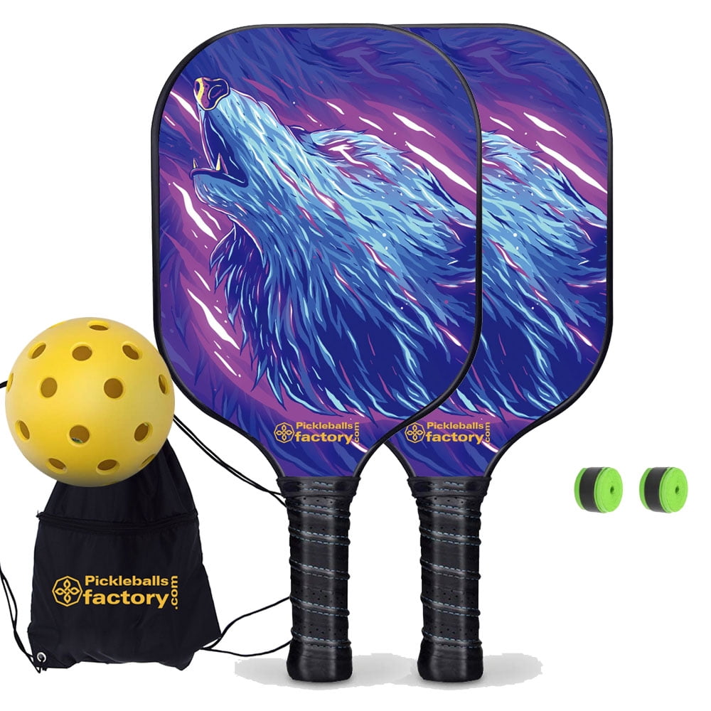Pickleball Paddles Set Red