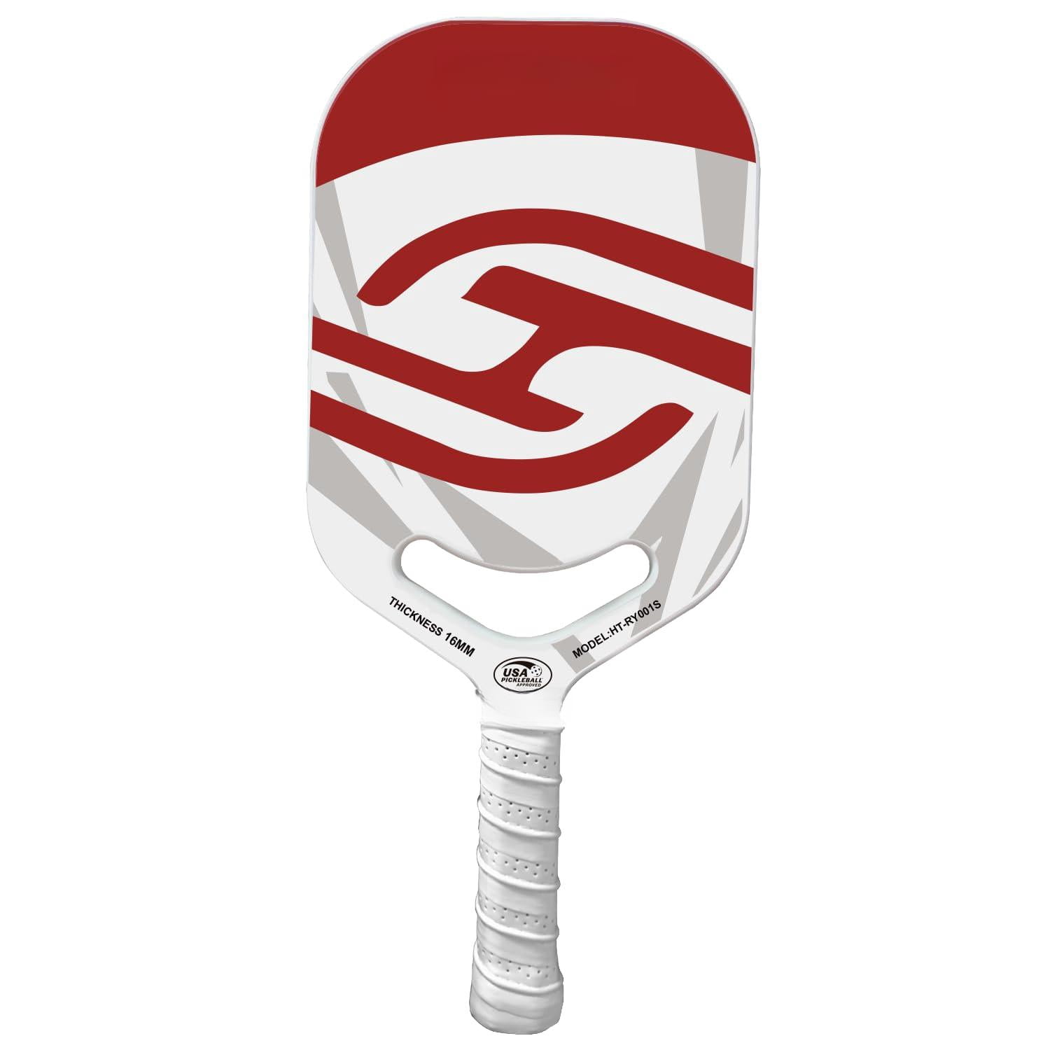 Pickleball Paddles | T700 Carbon Fiber Paddle With Aero Throat Hot-press Moulding 16mm Polymer Core Specifically Engineered For Swing Speed And Manoeuvrability