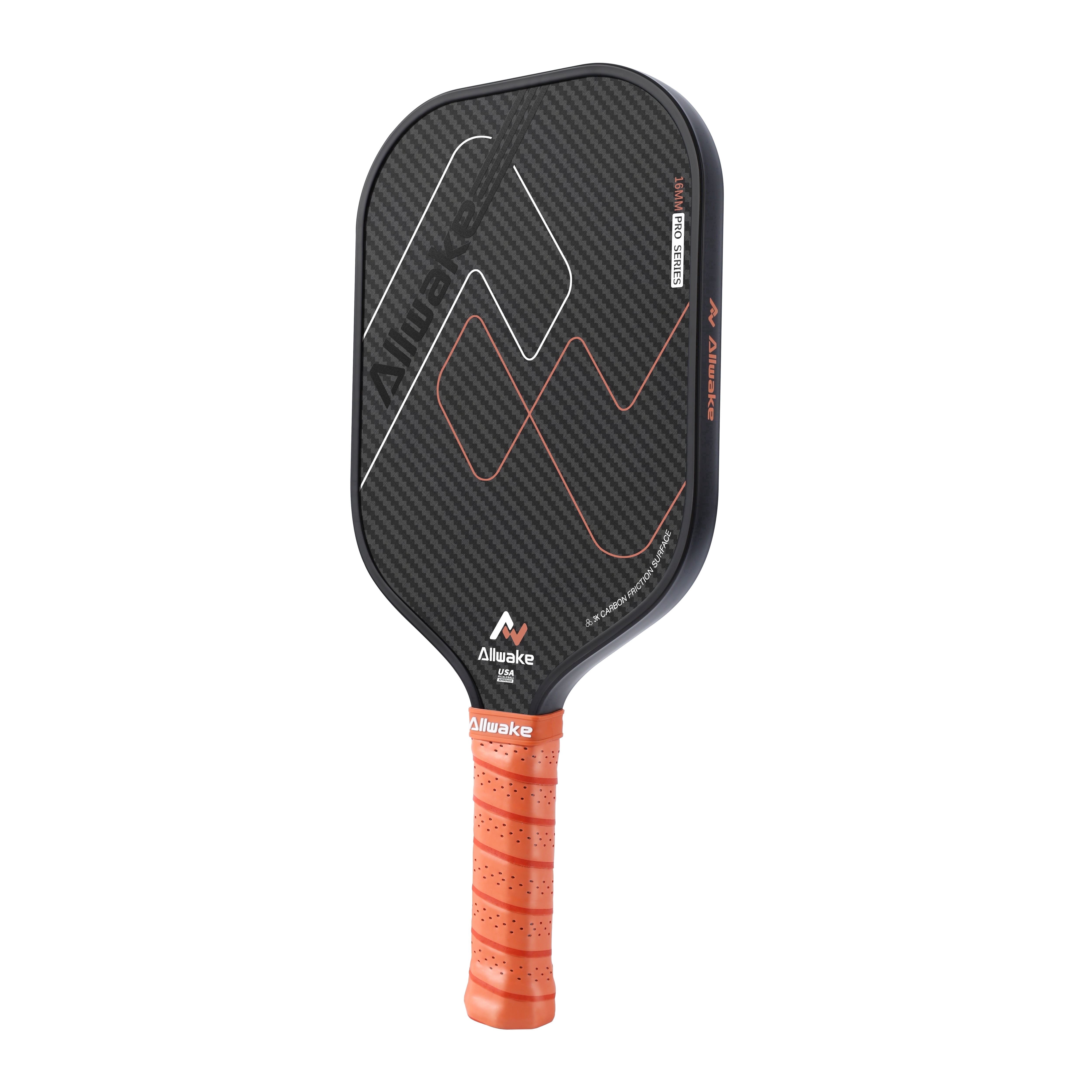 Pickleball Paddles, USAPA Approved, 3k Friction Surface Carbon Fiber  Pickleball Paddle, Durable &Lightweight Pickleball Rackets for Adults