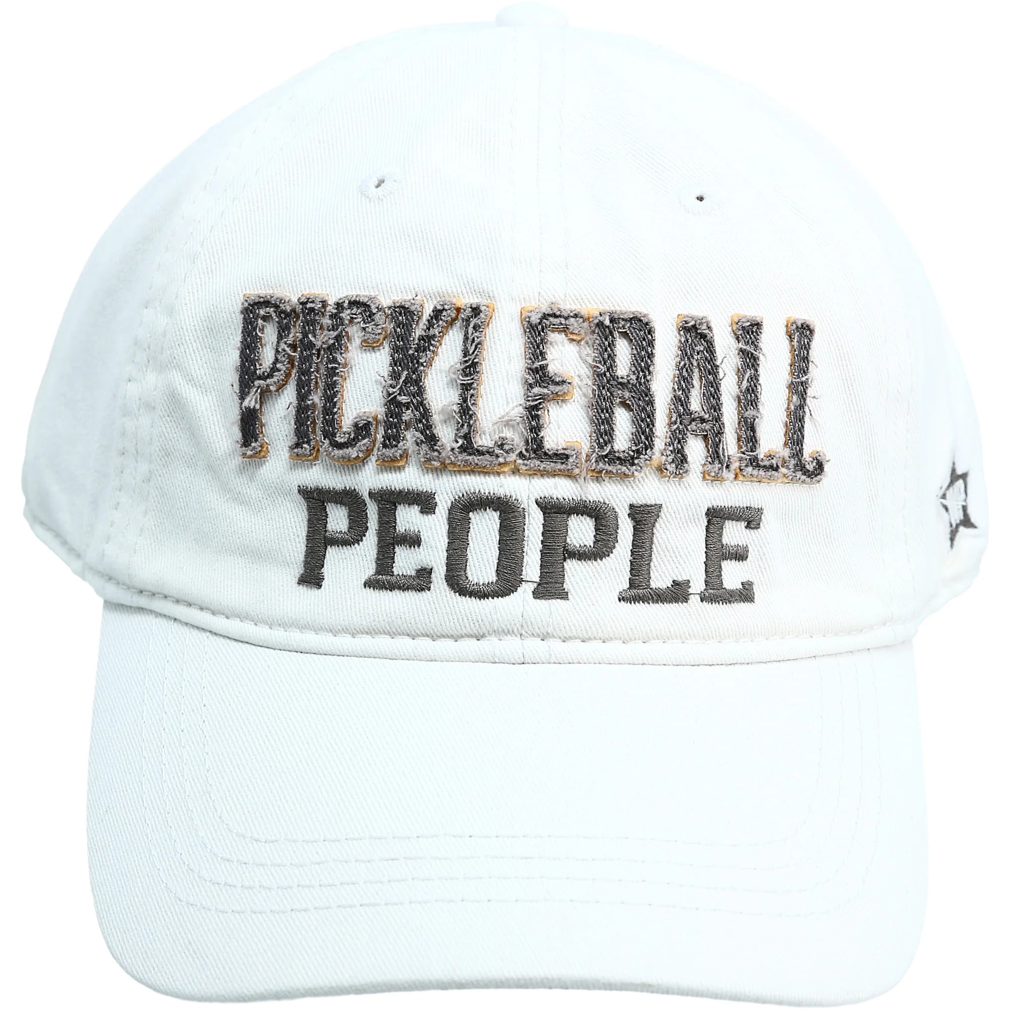 Pickleball People - White Adjustable Hat