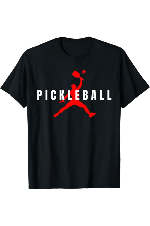 Pickleball Player Logo T-Shirt Size S-5XL