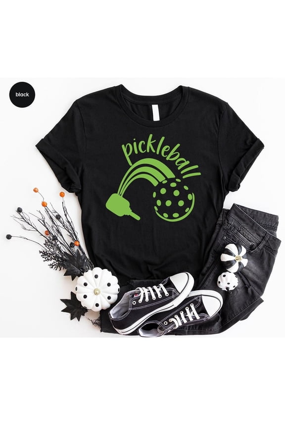 Pickleball Player T-Shirt, Pickleball Coach Shirt, Sports Mom Graphic Tees, Pickleball Dad T-Shirt, Pickleball Team Gift, Gifts For Her