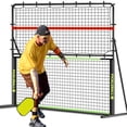 thumbnail image 1 of Pickleball Rebound Net for Dinks, Volleys, and Hits Training. Angle-Adjustable for Indoor/Outdoor Use. 2-in-1 Trainer for All Players., 1 of 7