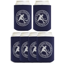 Pickleball Retirement Gift For Men Eat Sleep Pickleball Repeat Circle Player 6-Pack Can Drink Sleeves