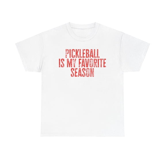 Pickleball Season Shirt Gifts Tshirt Crew Neck Short Sleeve